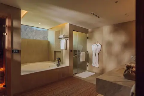 Naama Beach Villas & Spa in Al Aqah - العقة — foto 11