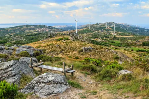 Prachtig binnenland van Noord-Portugal in Martingança Gare — foto 2