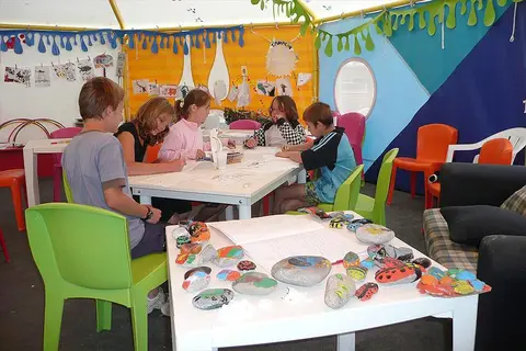 Camping Le Courounba in Les Vigneaux — foto 6