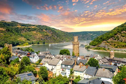 Rijnromantiek naar Rüdesheim met mps Johann Strauss in Rijn