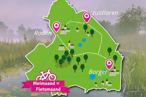 Fietsvakantie rondje Drenthe in Assen