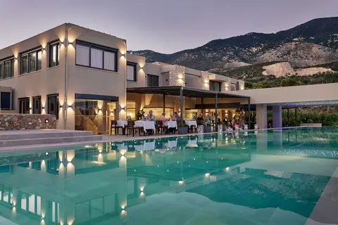 Celestial Hotel Kefalonia in Trapezaki naturist beach