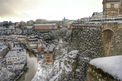 Kerstsfeer in de Belgische Ardennen, Houffalize in Houffalize — foto 4