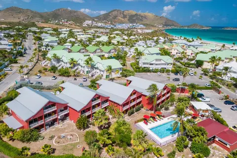 Palm Court Residence & Hotel at Orient Beach in Baie Orientale — foto 17