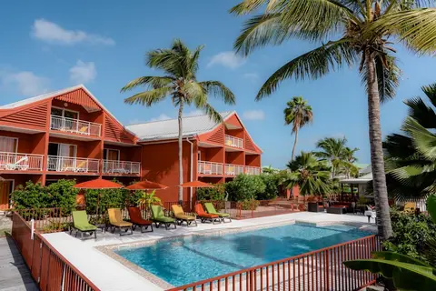 Palm Court Residence & Hotel at Orient Beach in Baie Orientale — foto 3