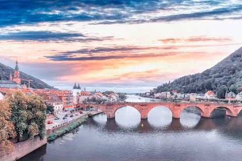 Over de Rijn naar Mannheim 'Heidelberg aan de Neckar' foto 15